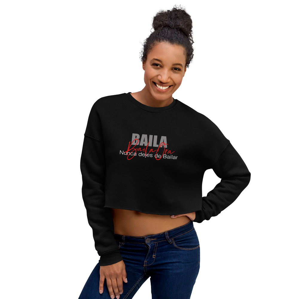 Baila Bailaora - Black Crop Sweatshirt