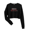 Baila Bailaora - Black Crop Sweatshirt