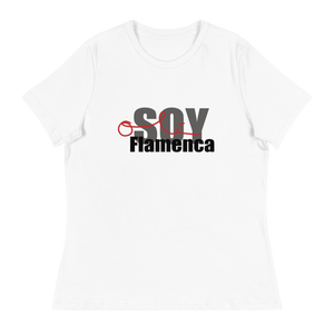 Soy Flamenca Olé -  Women's White Relaxed T-Shirt